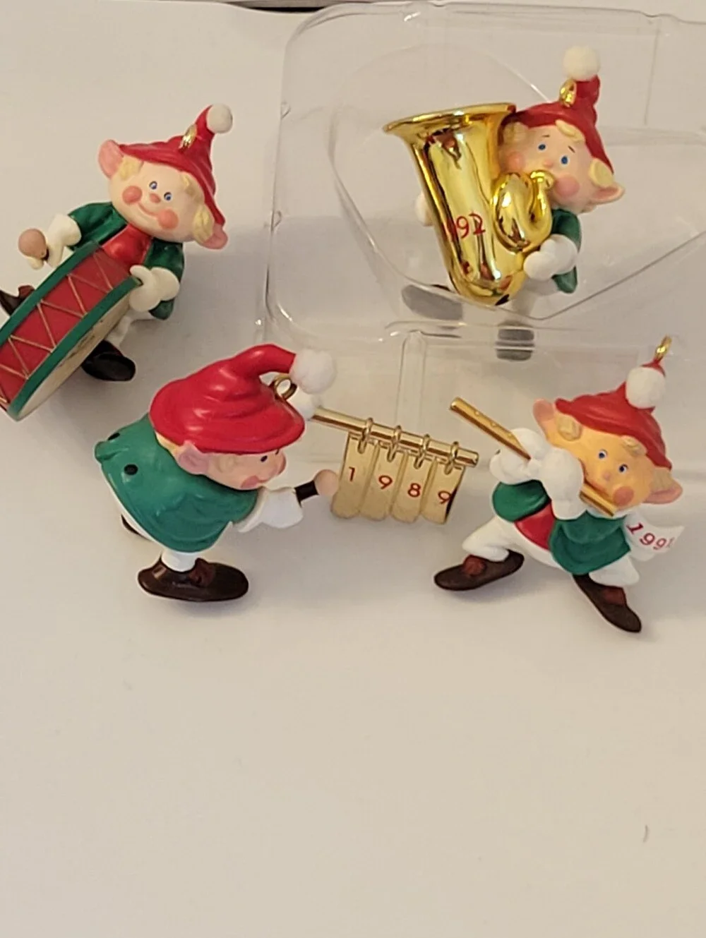 Vintage Hallmark Ornament Set Hark! It's Herald